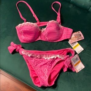 Pink Betsey Johnson Swimsuit